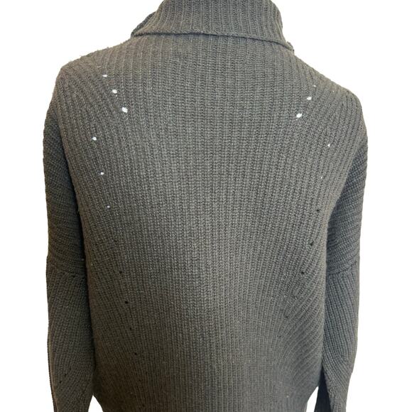 Pharoah Collection Green Wool Cashmere Turtleneck Sweater sz 3=L - Picture 6 of 10